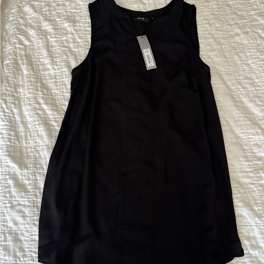 Apt. 9 Elegant Black V-Neck Blouse